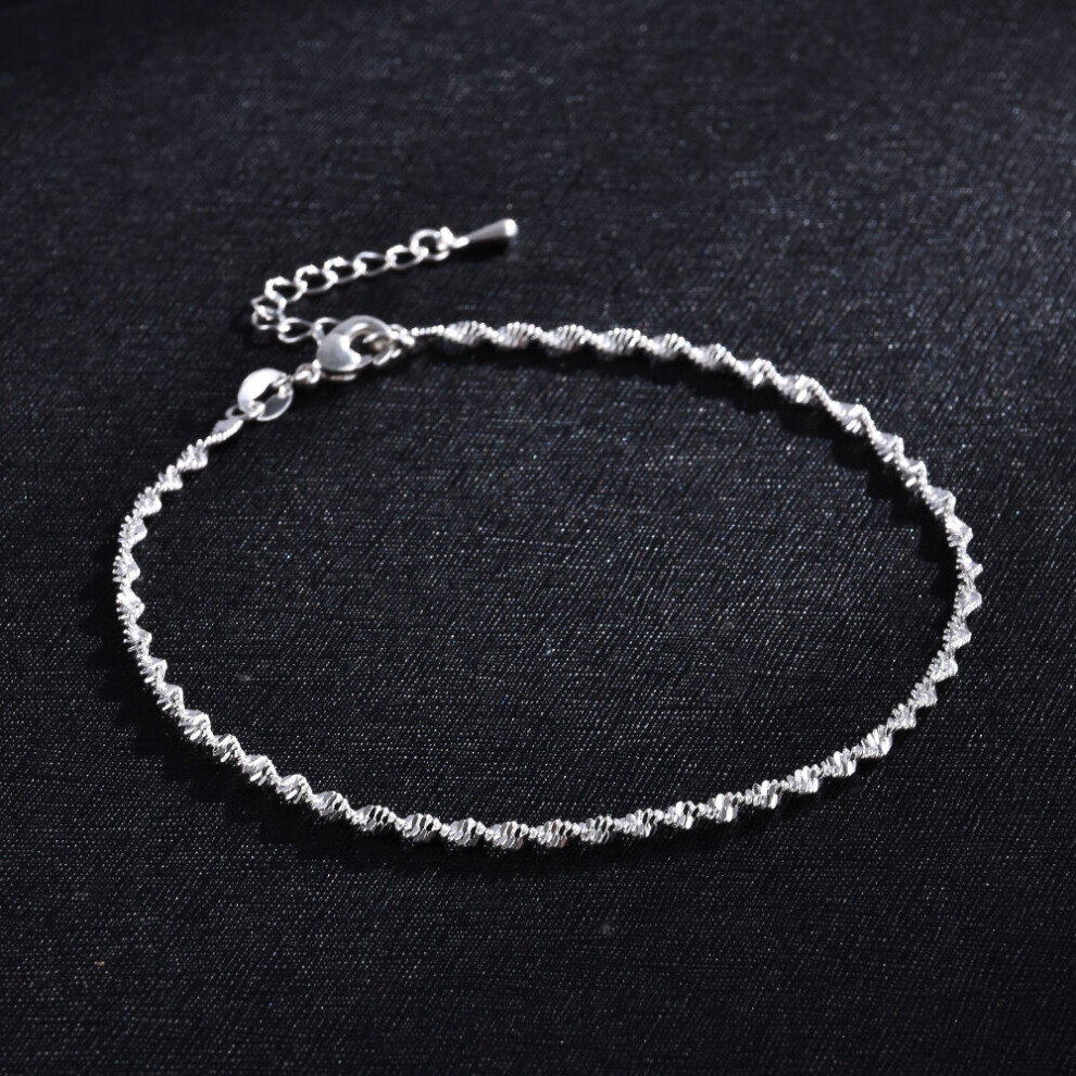 Ankle Bracelet Women Silver Anklet Foot Jewelry Chain Beach - Image 4