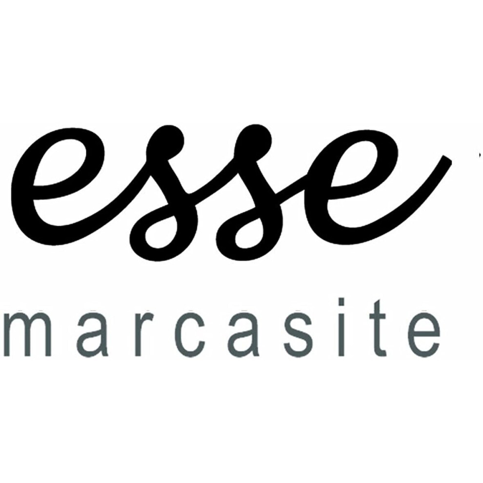 Esse Marcasite Sterling Silver Vintage Sweet Heart Pave Set Marcasite Earrings - Image 5