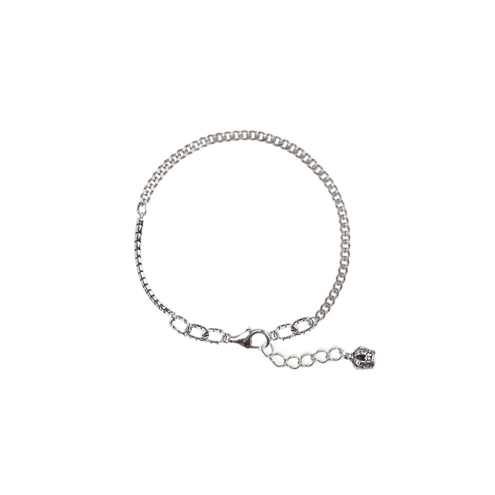 Real 925 Sterling Silver Women Crown Pendant Ankle Bracelet Female Anklet - Image 5